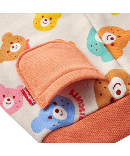 HOT BISCUITS（ホットビスケッツ）の「カラフルビーンズ 総柄 裏毛パイル素材 パンツ（スウェットパンツ・キッズ・マルチ・90cm/100cm/110cm/120cm/80ｃｍ）」の7枚目の写真