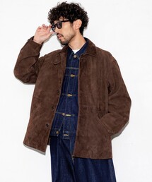 FREAK'S STORE/フリークスストア Calf Leather ミニマル カーコート
