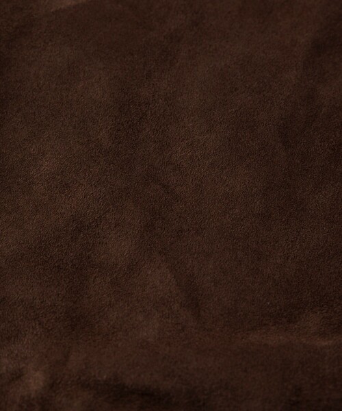FREAK'S STORE(フリークスストア)の「Goat Leather スエード カーコート/ハーフコート(ブルゾン・メンズ・ブラウン・SMALL/MEDIUM/LARGE)」の5枚目の写真