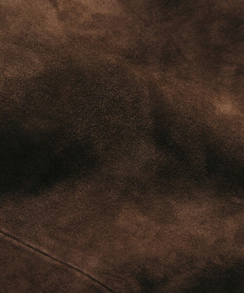 セール】Goat Leather スエード カーコート/ハーフコート（ブルゾン
