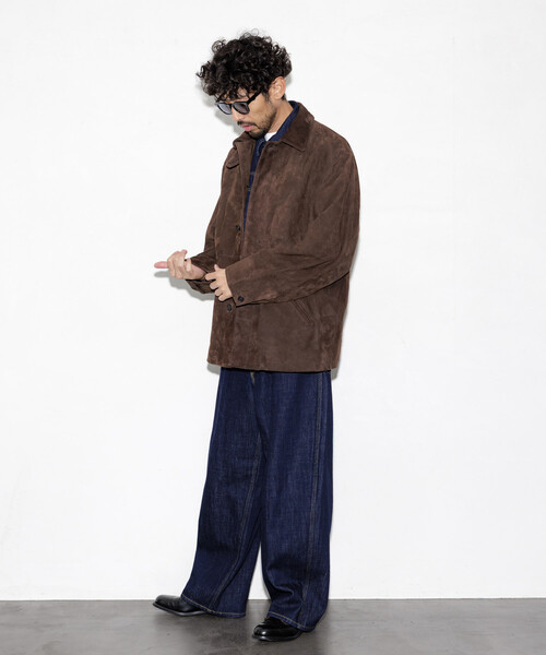 Goat Leather スエード カーコート/ハーフコート（ブルゾン）｜FREAK'S