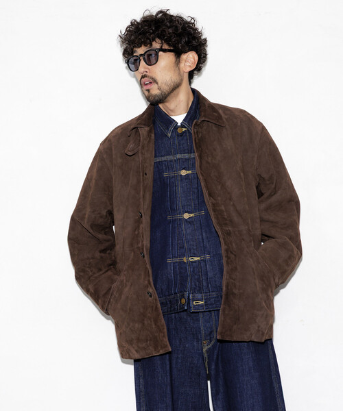 Goat Leather スエード カーコート/ハーフコート（ブルゾン）｜FREAK'S