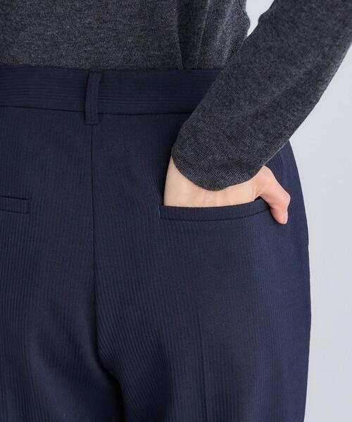 セール】【日本製／通勤スーツ】プレシャスドビー テーパードパンツ