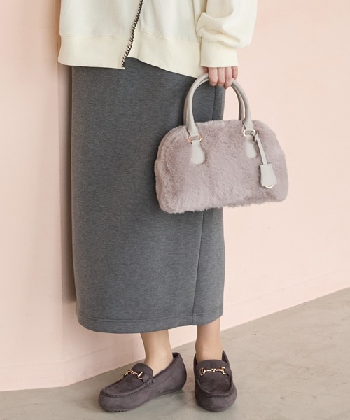 Honeys(ハニーズ)の「ビット付モカシンシューズ(モカシン/デッキシューズ・レディース・チャコール/グレイッシュベージュ・L/LL/M/S)」の3枚目の写真
