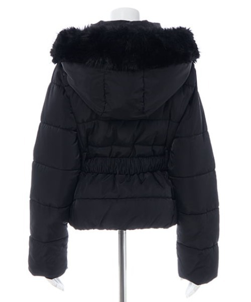 INGNI（イング）の「ショート丈ファーフード付ウエストベルトエコダウンコート（ダウンジャケット/コート・レディース・オフホワイト/ブラック・M）」の19枚目の写真