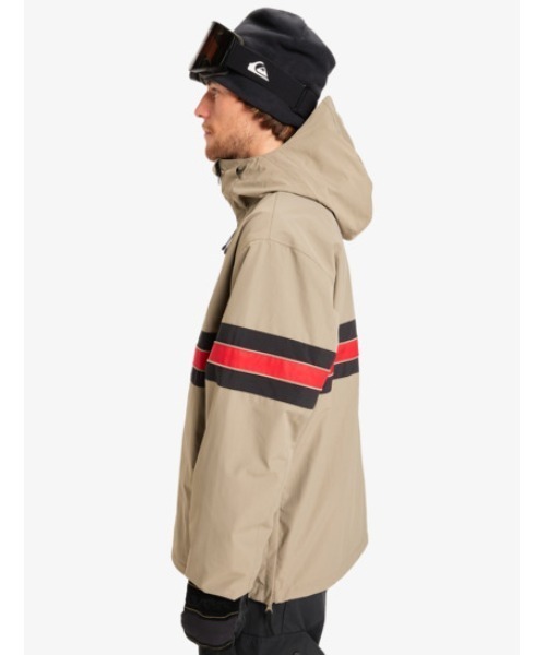 Quiksilver(クイックシルバー)の「STEEZE JK/クイックシルバーレトロデザインアノラックスキースノージャケット(マウンテンパーカー・メンズ・ブラック/ベージュ/ホワイト・MEDIUM/LARGE/X-SMALL/SMALL/X-LARGE)」の7枚目の写真