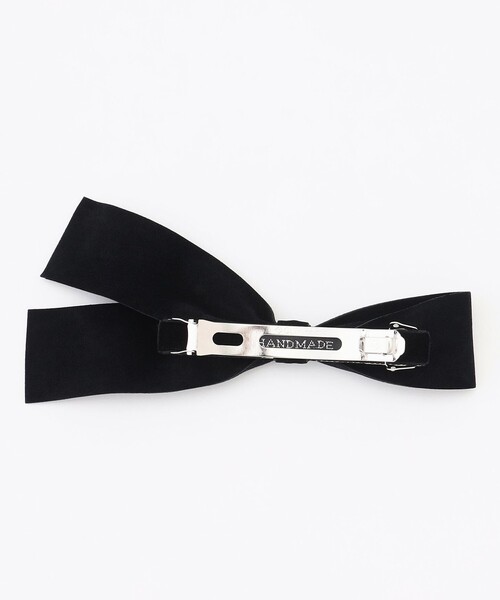 組曲（クミキョク）の「リボンバレッタ（バレッタ/ヘアクリップ・レディース・ブラック系・F）」の4枚目の写真