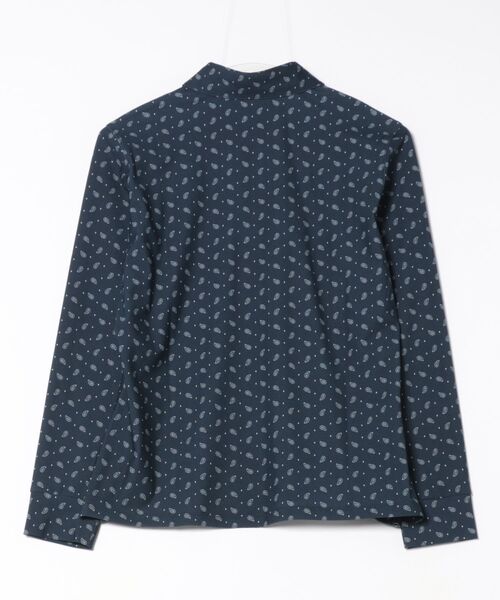 ZOY(ゾーイ)の「WOMEN ペイズリープリント 長袖シャツ(シャツ/ブラウス・レディース・ホワイト/ネイビー・36/38/39)」の8枚目の写真