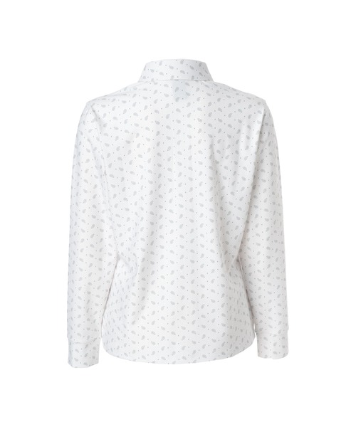 ZOY(ゾーイ)の「WOMEN ペイズリープリント 長袖シャツ(シャツ/ブラウス・レディース・ホワイト/ネイビー・36/38/39)」の9枚目の写真