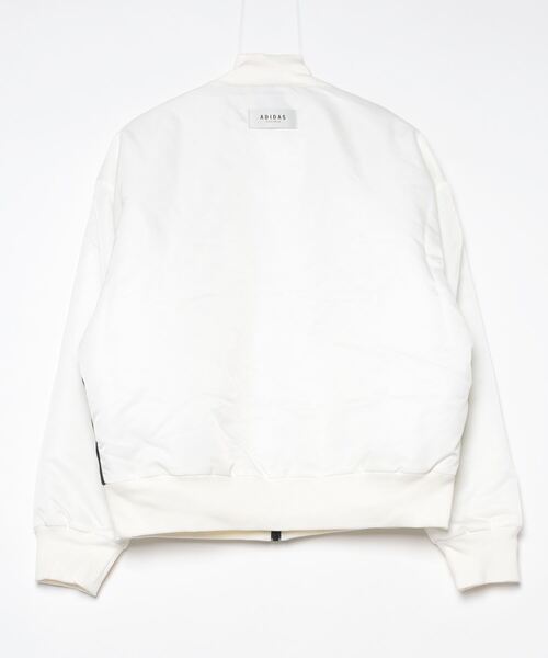 adidas（アディダス）の「スタジアム ボンバー / アディダス adidas（MA-1・メンズ・ホワイト/ブラック・3XL/X-LARGE/MEDIUM/LARGE/XX-LARGE/SMALL）」の10枚目の写真