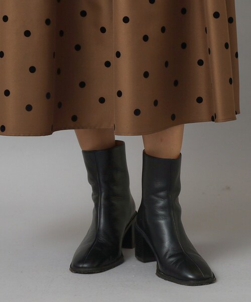 DRESSTERIOR（ドレステリア）の「【otonaMUSE 11月号掲載】ショートブーツ（ブーツ・レディース・ブラック/ダークブラウン・60/80/70）」の3枚目の写真