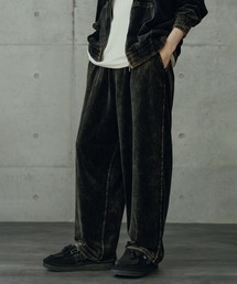 RATTLE TRAP | コットンベロアパウダー加工トラックパンツ(その他パンツ)
