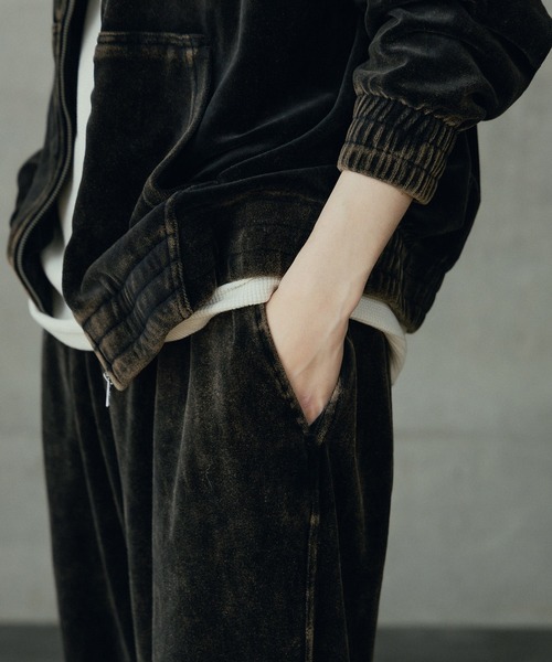 RATTLE TRAP（ラトルトラップ）の「コットンベロアパウダー加工トラックパンツ（その他パンツ・メンズ・ブラック・L/M）」の7枚目の写真