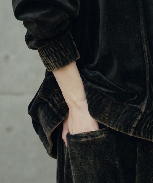 RATTLE TRAP（ラトルトラップ）の「コットンベロアパウダー加工トラックパンツ（その他パンツ・メンズ・ブラック・L/M）」の9枚目の写真