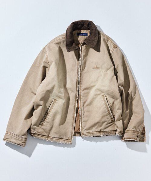 FREAK'S STORE(フリークスストア)の「NAUTICA/ノーティカ Women's 中綿 クラッシュド チノジップブルゾン(ブルゾン・レディース・チャコールグレー/ベージュ/ネイビー・FREE/フリ-)」の19枚目の写真