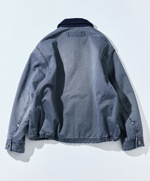 FREAK'S STORE(フリークスストア)の「NAUTICA/ノーティカ Women's 中綿 クラッシュド チノジップブルゾン(ブルゾン・レディース・チャコールグレー/ベージュ/ネイビー・FREE/フリ-)」の20枚目の写真