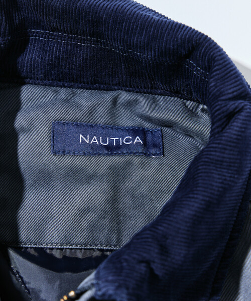 FREAK'S STORE(フリークスストア)の「NAUTICA/ノーティカ Women's 中綿 クラッシュド チノジップブルゾン(ブルゾン・レディース・チャコールグレー/ベージュ/ネイビー・FREE/フリ-)」の5枚目の写真