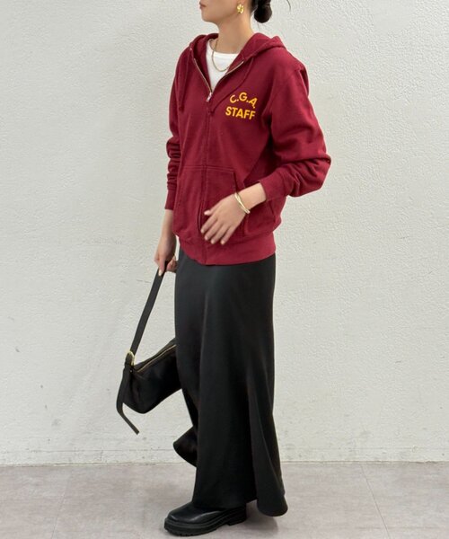 LOUNGEDRESS（ラウンジドレス）の「St.Johns 3rd Club FRANKLIN CENTRAL パーカー（パーカー・レディース・ボルドー・1）」の4枚目の写真