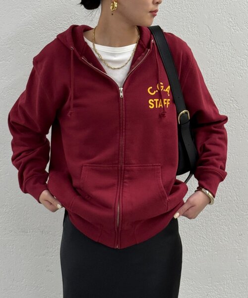 LOUNGEDRESS（ラウンジドレス）の「St.Johns 3rd Club FRANKLIN CENTRAL パーカー（パーカー・レディース・ボルドー・1）」の7枚目の写真
