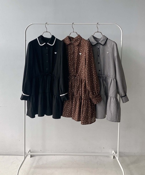 セール】♪ウエストリボン ティアードチュニック（チュニック）｜AS