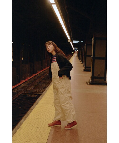 BEAMS BOY（ビームスボーイ）の「ショート ヘリンボーン CPO ジャケット（ブルゾン・レディース・ブラウン/ネイビー・ONE SIZE）」の15枚目の写真