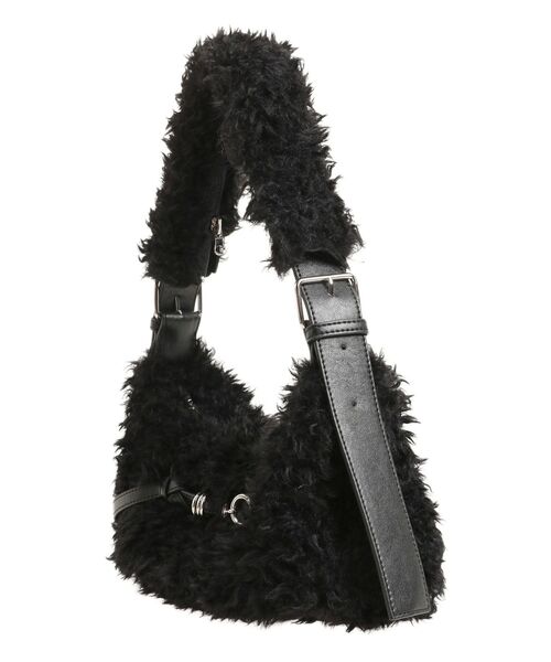 EMODA(エモダ)の「ベルトボックスボアバッグ(ショルダーバッグ・レディース・ブラウン/ブラック/アイボリー・FREE)」の13枚目の写真