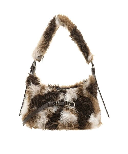 EMODA(エモダ)の「ベルトボックスボアバッグ(ショルダーバッグ・レディース・ブラウン/ブラック/アイボリー・FREE)」の18枚目の写真