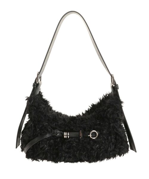 EMODA(エモダ)の「ベルトボックスボアバッグ(ショルダーバッグ・レディース・ブラウン/ブラック/アイボリー・FREE)」の19枚目の写真