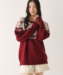ノルディックチュニックニット 603665