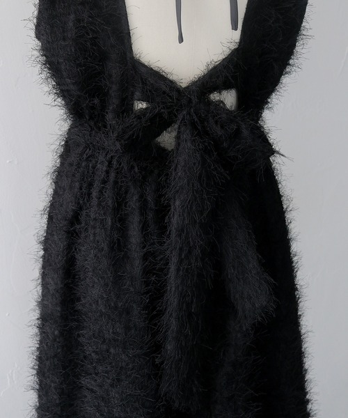 CLEIO（クレイオ）の「【CLEIO】バックリボンフリンジワンピース BACK RIBBON FRINGE DRESS/980-14614（ワンピース・レディース・アイボリー/ブラック・FREE）」の11枚目の写真