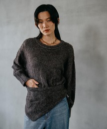 LEPSIM | 5ゲージスカーフセットプルオーバー　603982(ニット/セーター)