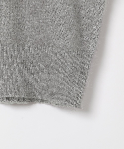 LEPSIM（レプシィム）の「5ゲージスカーフセットプルオーバー　603982（ニット/セーター・レディース・ダークブラウン/チャコールグレー/グレー・FREE）」の8枚目の写真