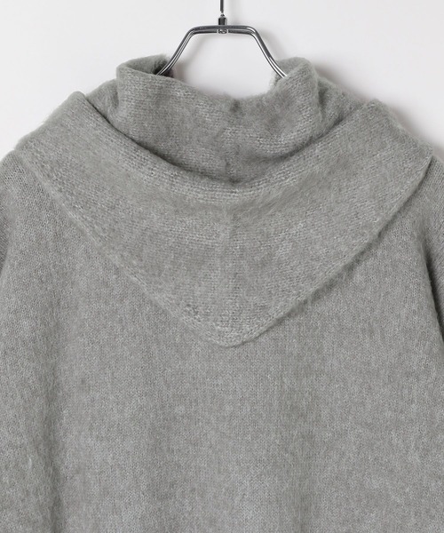 LEPSIM（レプシィム）の「5ゲージスカーフセットプルオーバー　603982（ニット/セーター・レディース・ダークブラウン/チャコールグレー/グレー・FREE）」の9枚目の写真