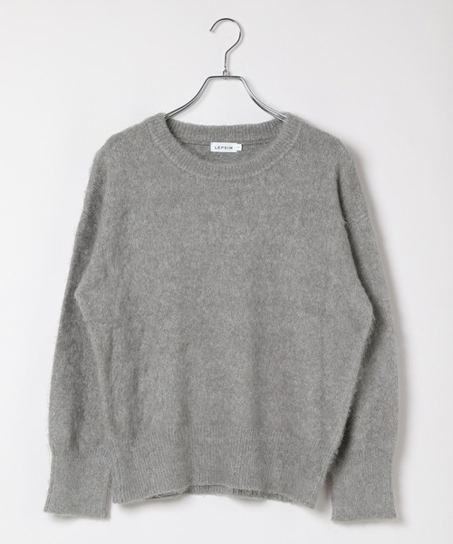 LEPSIM（レプシィム）の「5ゲージスカーフセットプルオーバー　603982（ニット/セーター・レディース・ダークブラウン/チャコールグレー/グレー・FREE）」の10枚目の写真