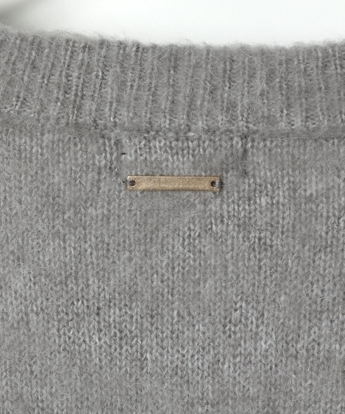 LEPSIM（レプシィム）の「5ゲージスカーフセットプルオーバー　603982（ニット/セーター・レディース・ダークブラウン/チャコールグレー/グレー・FREE）」の12枚目の写真