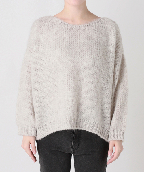 TRICOTS JEAN MARC(トリコットジーンマルク)の「《追加》【TRICOTS JEANMARC/トリコ・ジャンマルク】 ニットプルオーバー(ニット/セーター・レディース・ブルー/ライトグレー/ブラウン/ピンク・FREE)」の22枚目の写真