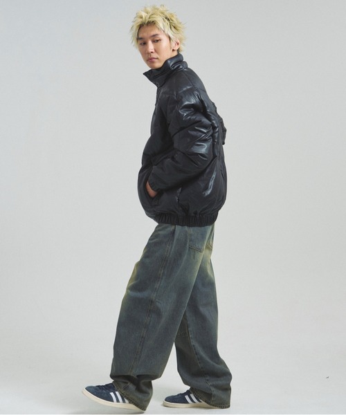 FIRST DOWN(ファーストダウン)の「FDU/RITZ- PU Leather V-Down JKT SMU(その他アウター・メンズ・ブラック・M/L/XL)」の15枚目の写真