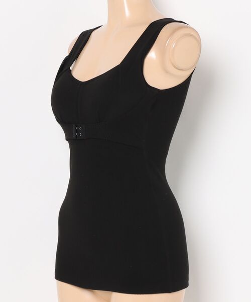 Honeys(ハニーズ)の「【ハニぽか・静電気軽減加工・吸湿発熱・保温】お腹まで温かいナイトブラ(ナイトブラ・レディース・ブラック/チャコール/ブラウン・3L/L/LL/M/S)」の14枚目の写真