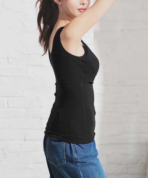 Honeys(ハニーズ)の「【ハニぽか・静電気軽減加工・吸湿発熱・保温】お腹まで温かいナイトブラ(ナイトブラ・レディース・ブラック/チャコール/ブラウン・3L/L/LL/M/S)」の21枚目の写真