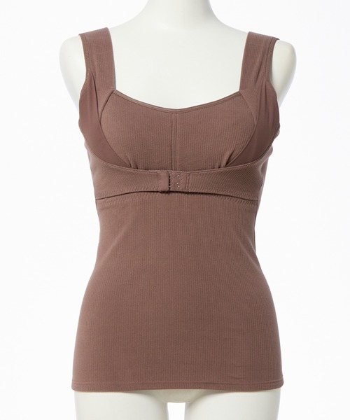 Honeys(ハニーズ)の「【ハニぽか・静電気軽減加工・吸湿発熱・保温】お腹まで温かいナイトブラ(ナイトブラ・レディース・ブラック/チャコール/ブラウン・3L/L/LL/M/S)」の6枚目の写真