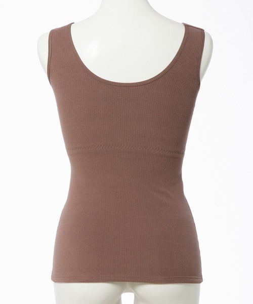 Honeys(ハニーズ)の「【ハニぽか・静電気軽減加工・吸湿発熱・保温】お腹まで温かいナイトブラ(ナイトブラ・レディース・ブラック/チャコール/ブラウン・3L/L/LL/M/S)」の8枚目の写真