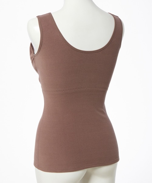 Honeys(ハニーズ)の「【ハニぽか・静電気軽減加工・吸湿発熱・保温】お腹まで温かいナイトブラ(ナイトブラ・レディース・ブラック/チャコール/ブラウン・3L/L/LL/M/S)」の10枚目の写真