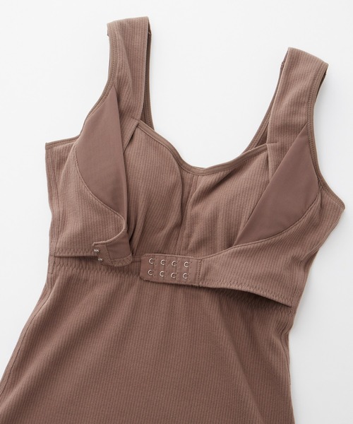 Honeys(ハニーズ)の「【ハニぽか・静電気軽減加工・吸湿発熱・保温】お腹まで温かいナイトブラ(ナイトブラ・レディース・ブラック/チャコール/ブラウン・3L/L/LL/M/S)」の11枚目の写真