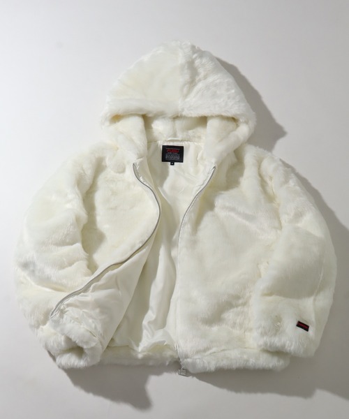 FUBU（ フブ）の「【FUBU/フブ】 Faux Far Hooded Jacket / フォウ ファー フーデッド ジャケット（その他アウター・メンズ・ブラック/ホワイト/ベージュ・M/L/XL）」の21枚目の写真
