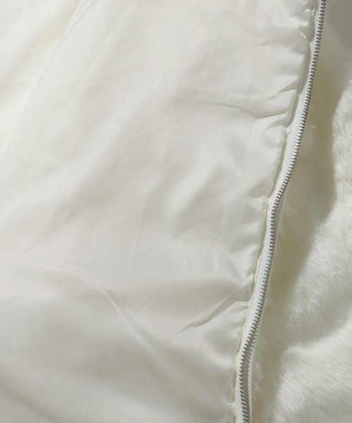 FUBU（ フブ）の「【FUBU/フブ】 Faux Far Hooded Jacket / フォウ ファー フーデッド ジャケット（その他アウター・メンズ・ブラック/ホワイト/ベージュ・M/L/XL）」の13枚目の写真
