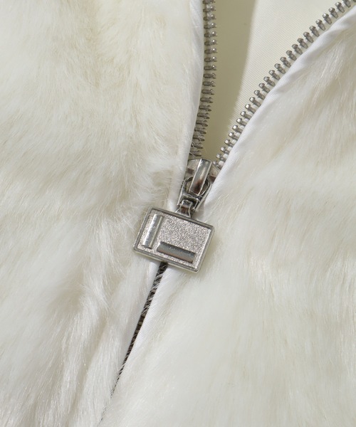 FUBU（ フブ）の「【FUBU/フブ】 Faux Far Hooded Jacket / フォウ ファー フーデッド ジャケット（その他アウター・メンズ・ブラック/ホワイト/ベージュ・M/L/XL）」の11枚目の写真