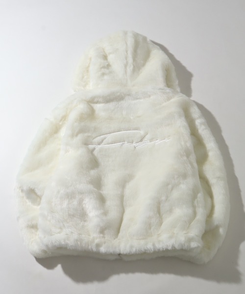 セール】【FUBU/フブ】 Faux Far Hooded Jacket / フォウ ファー