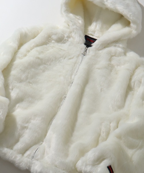 セール】【FUBU/フブ】 Faux Far Hooded Jacket / フォウ ファー