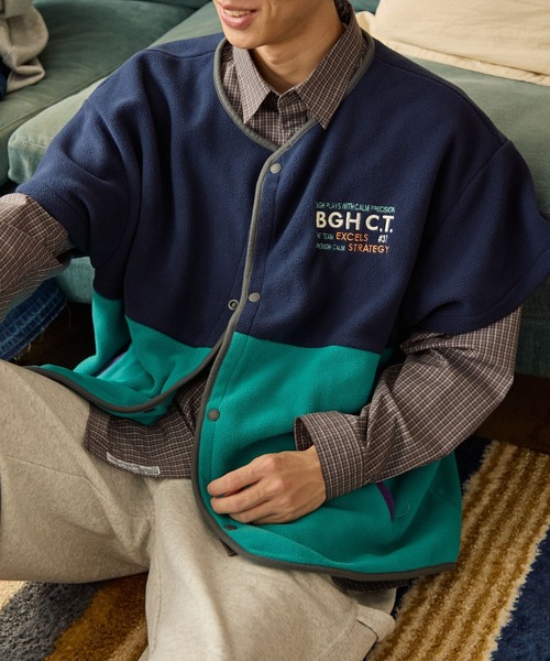 オリジナル フリース半袖ブランケット（ルームウェア/パジャマ）｜niko