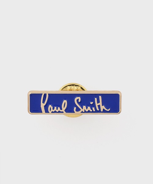 Paul Smith(ポールスミス)の"Paul Smith Loves Barbour" "Signature Logo" ピンバッジ / 253712 TPSSIG(ブローチ/コサージュ)